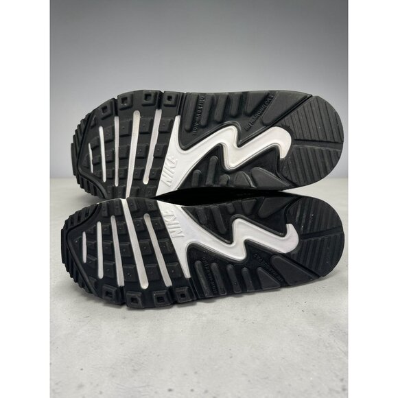 Nike Air Max 90 Black/White Sneakers Youth Cross-Training Athletic Shoes - Picture 3 of 13